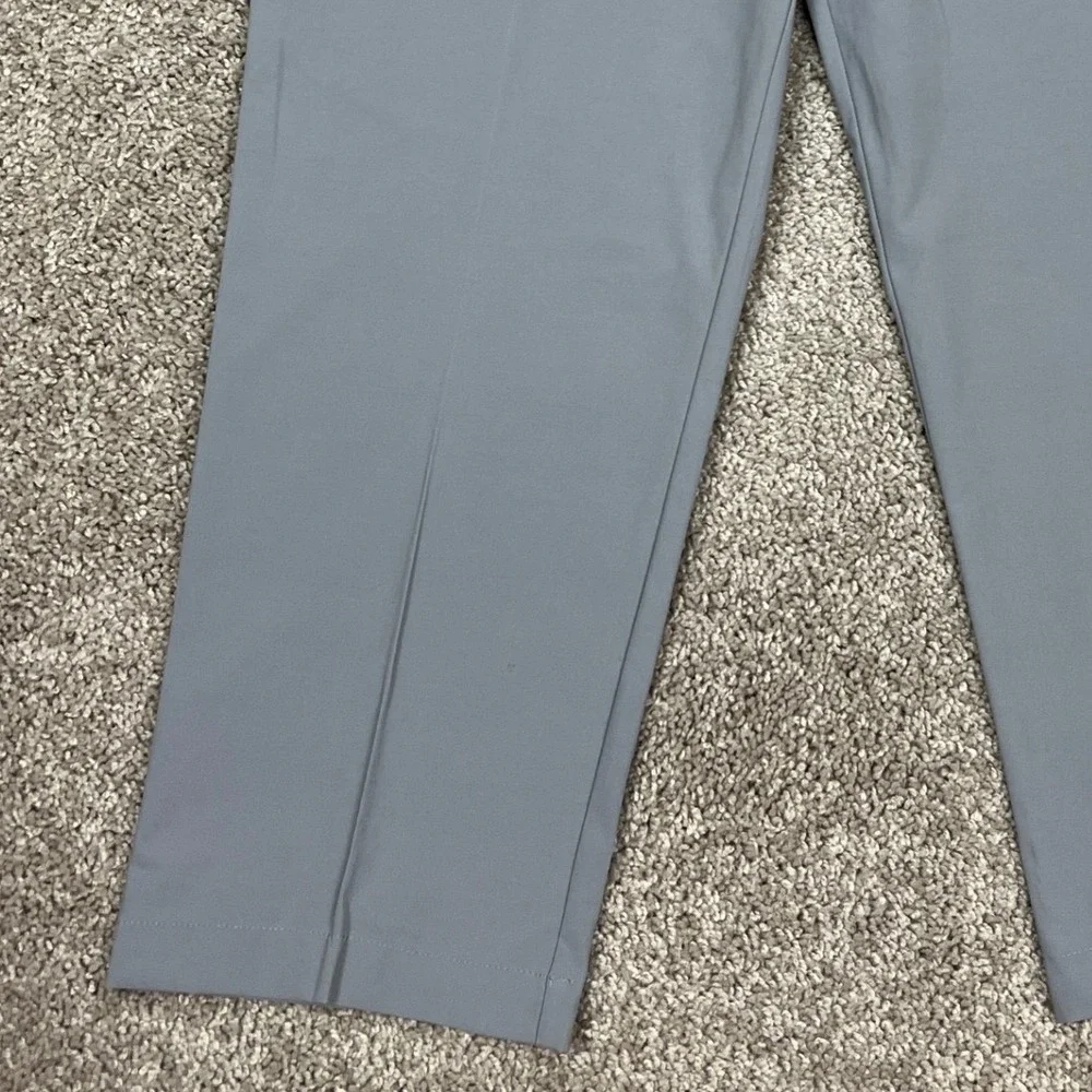 Adidas Go-To 5 Pocket Pant Men 38x30 Gray Tapered Fit Performance Flat Front NEW
